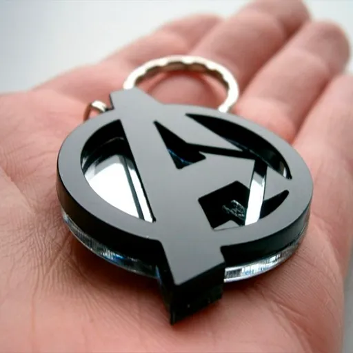 Corte a Laser Chaveiro em acrilíco espelhado corte a laser O Corte a Laser