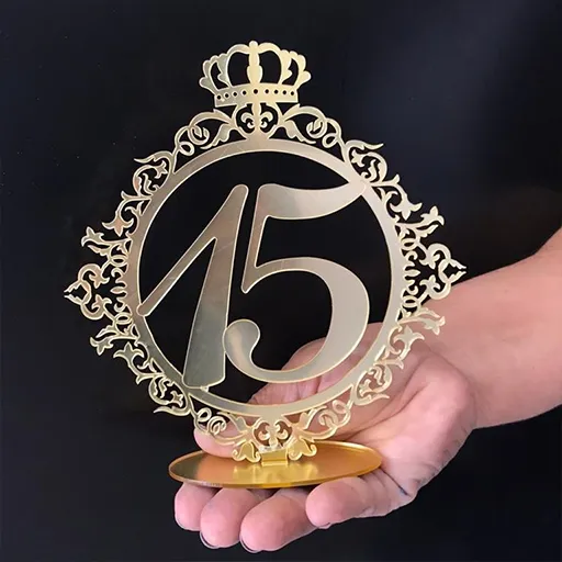 Corte a Laser em Acrilico Molde de acrilico troféu expositor O Corte a Laser